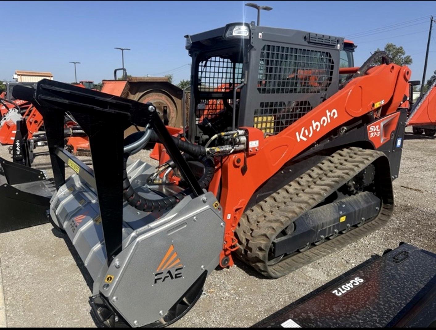 Bush Beaters Kubota SVL 97-3 with FAE mulcher